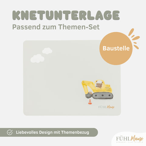 Tischunterlage - Baustelle
