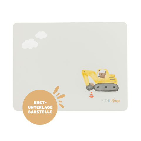 Tischunterlage - Baustelle