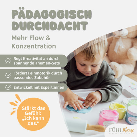 spielerisches Lernen Knete