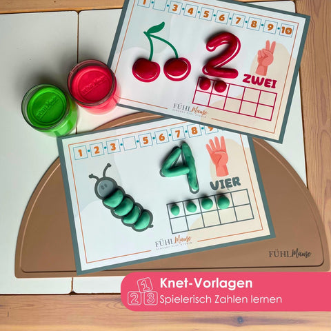Knet-Vorlage ZAHLEN